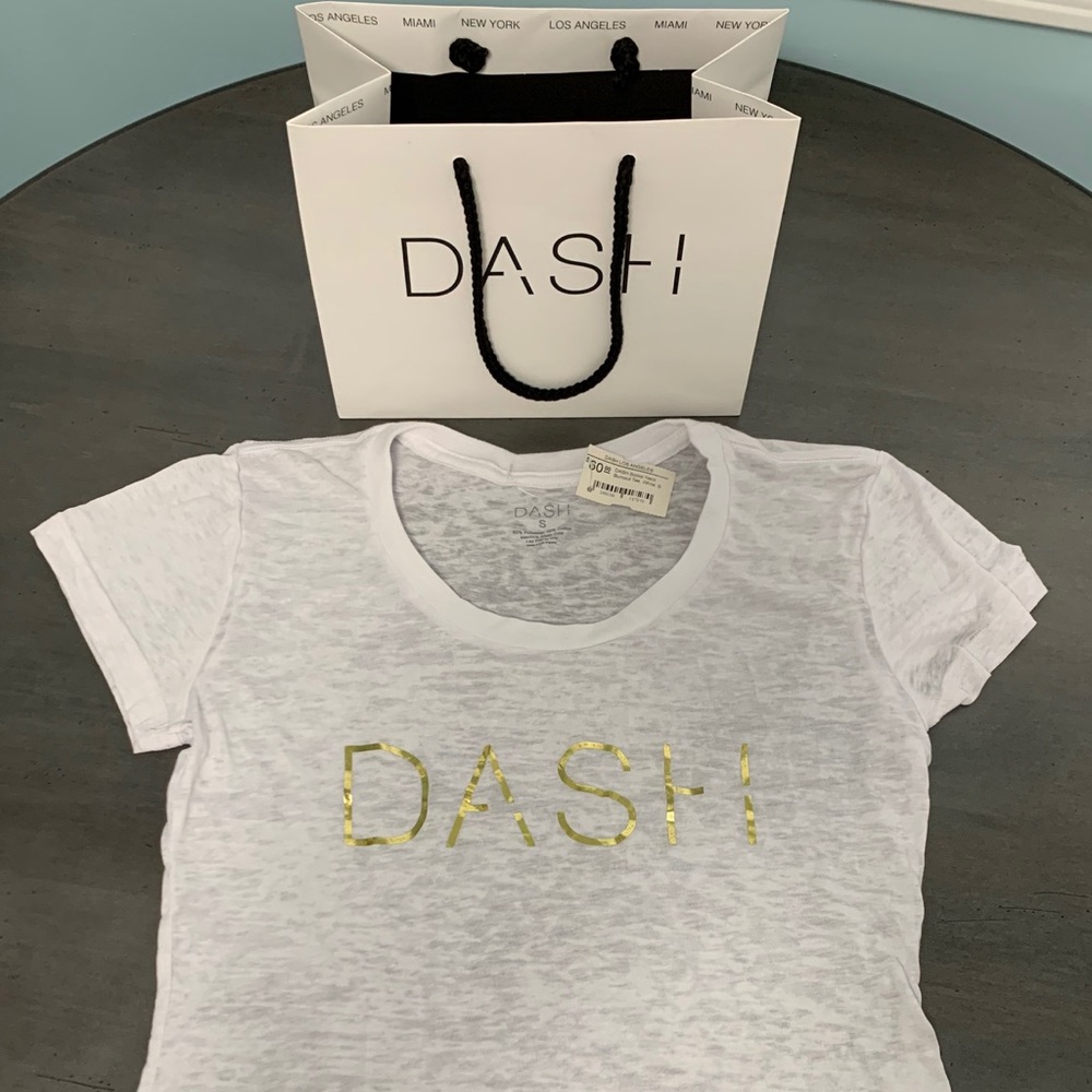 DASH Scoop Neck Burnout Tee